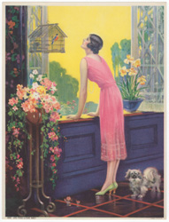 Vintage pin up art and glamourous women prints (1930s-1940s)